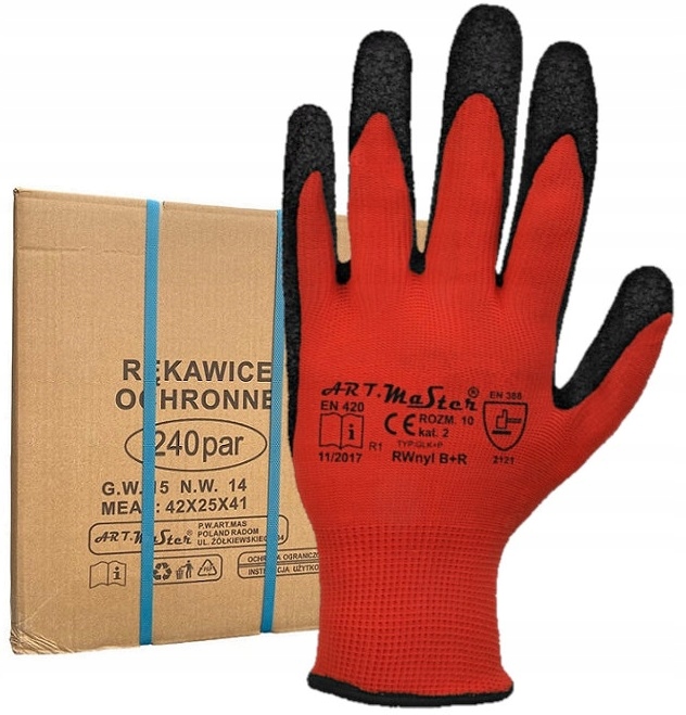 ART.MAS RWNYL B+R rukavice CAT.2 veľkosť 11 - XXL 240 párov